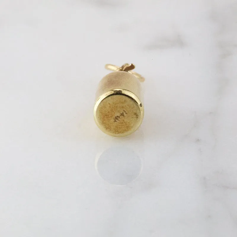 1930s Soda Dispenser Charm in 14k Gold