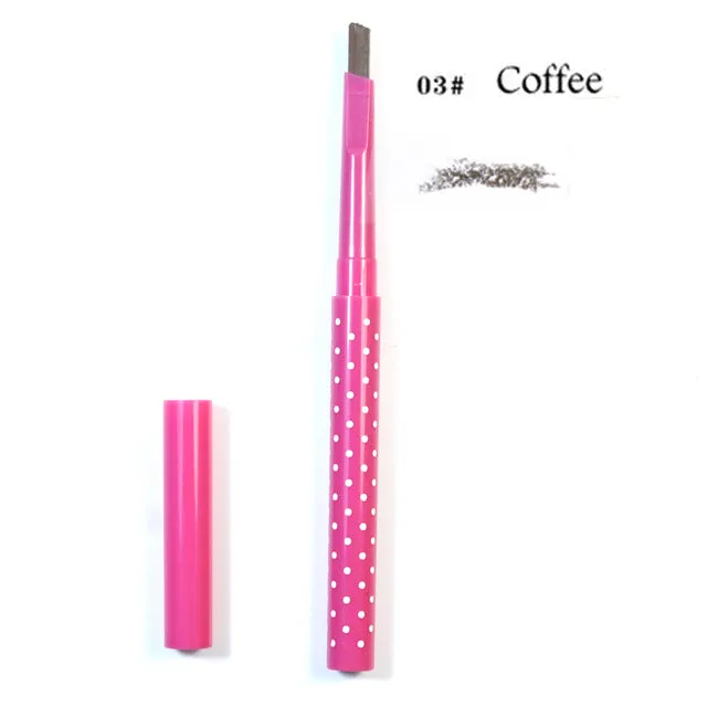 1pc Eyebrow Pencil Longlasting Waterproof Durable Automaric Eye Brow Liner 3 Eyebrow Shaping Stencils Grooming Kit Makeup Tools