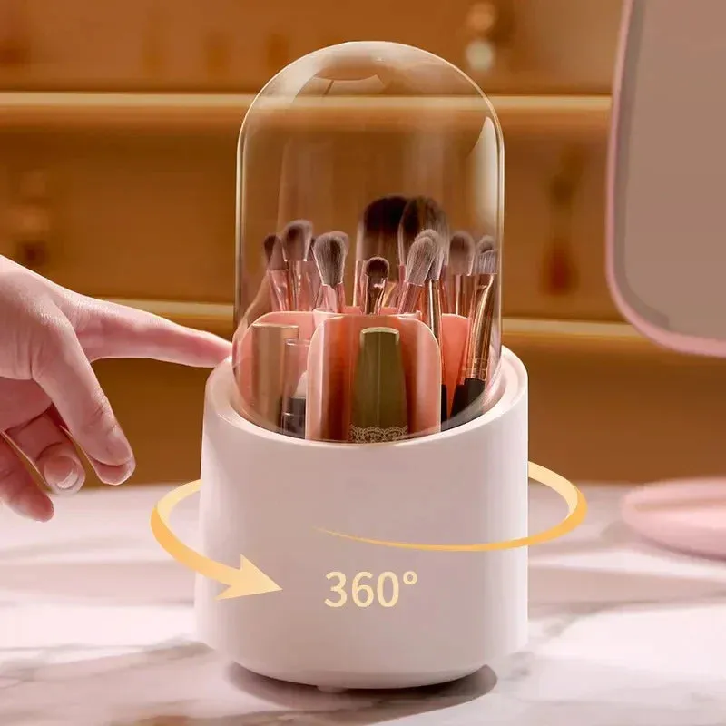 360° Rotating Dust-proof Makeup Holder