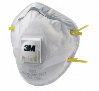 3M Cup Shaped Respiratory Mask With Valve P1V (Pack Of 10) - 8812