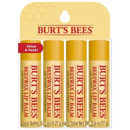 4-Pack Beeswax Lip Balm 30792850011985