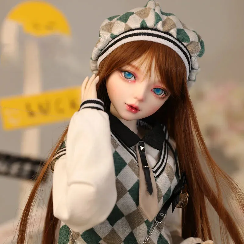 60cm BJD Doll for Girls | Designer Makeup, Rotatable Two-Colored Eyes, 1/3 Scale, Perfect Gift