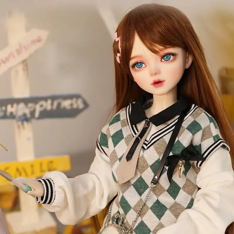 60cm BJD Doll for Girls | Designer Makeup, Rotatable Two-Colored Eyes, 1/3 Scale, Perfect Gift