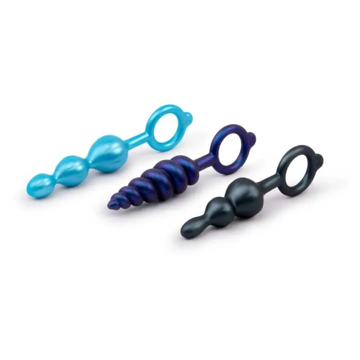 b-Vibe Butties Beaded Bundle 3-Piece Anal Plug Set