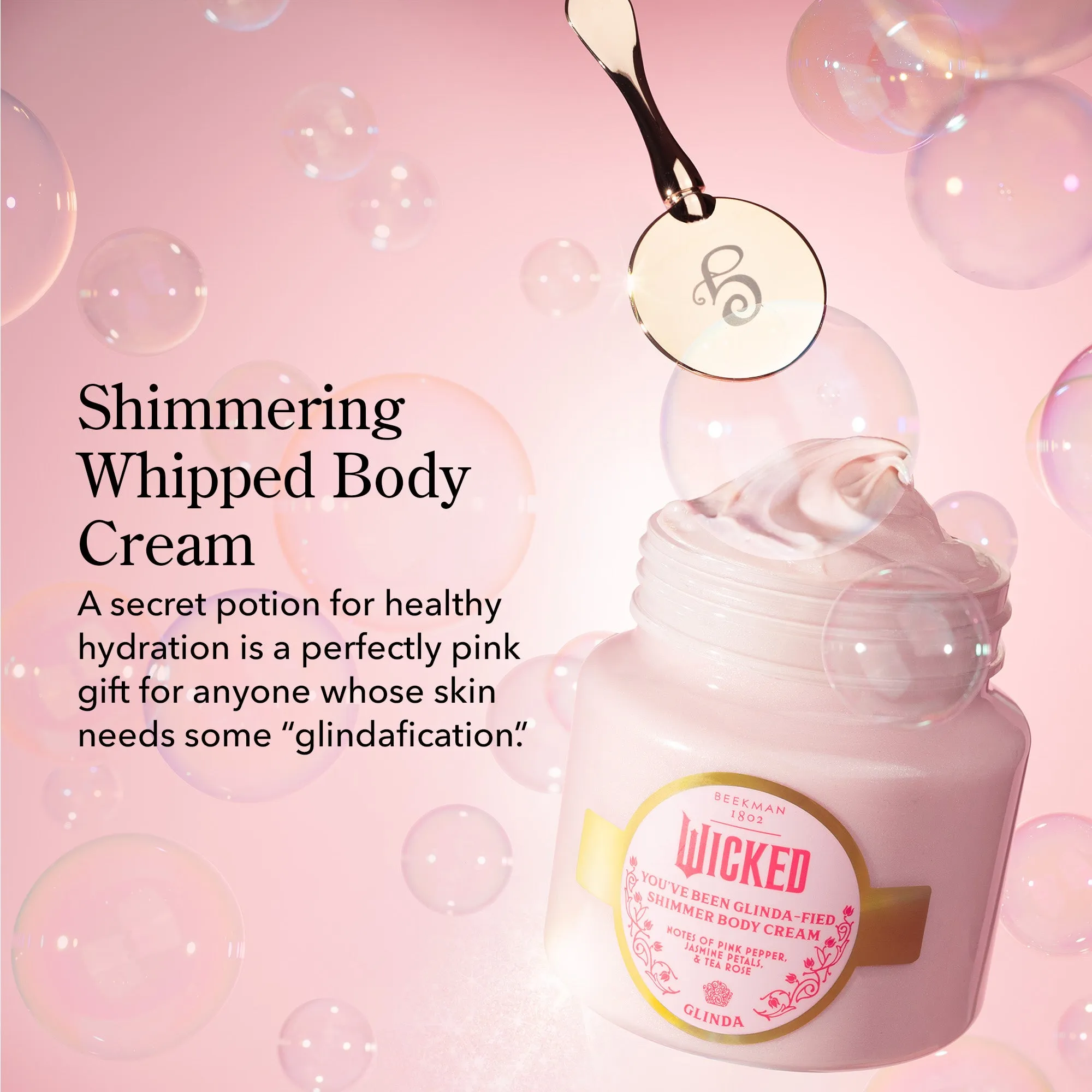 Beekman 1802 x Wicked Glinda-Fied Shimmering Whipped Body Cream