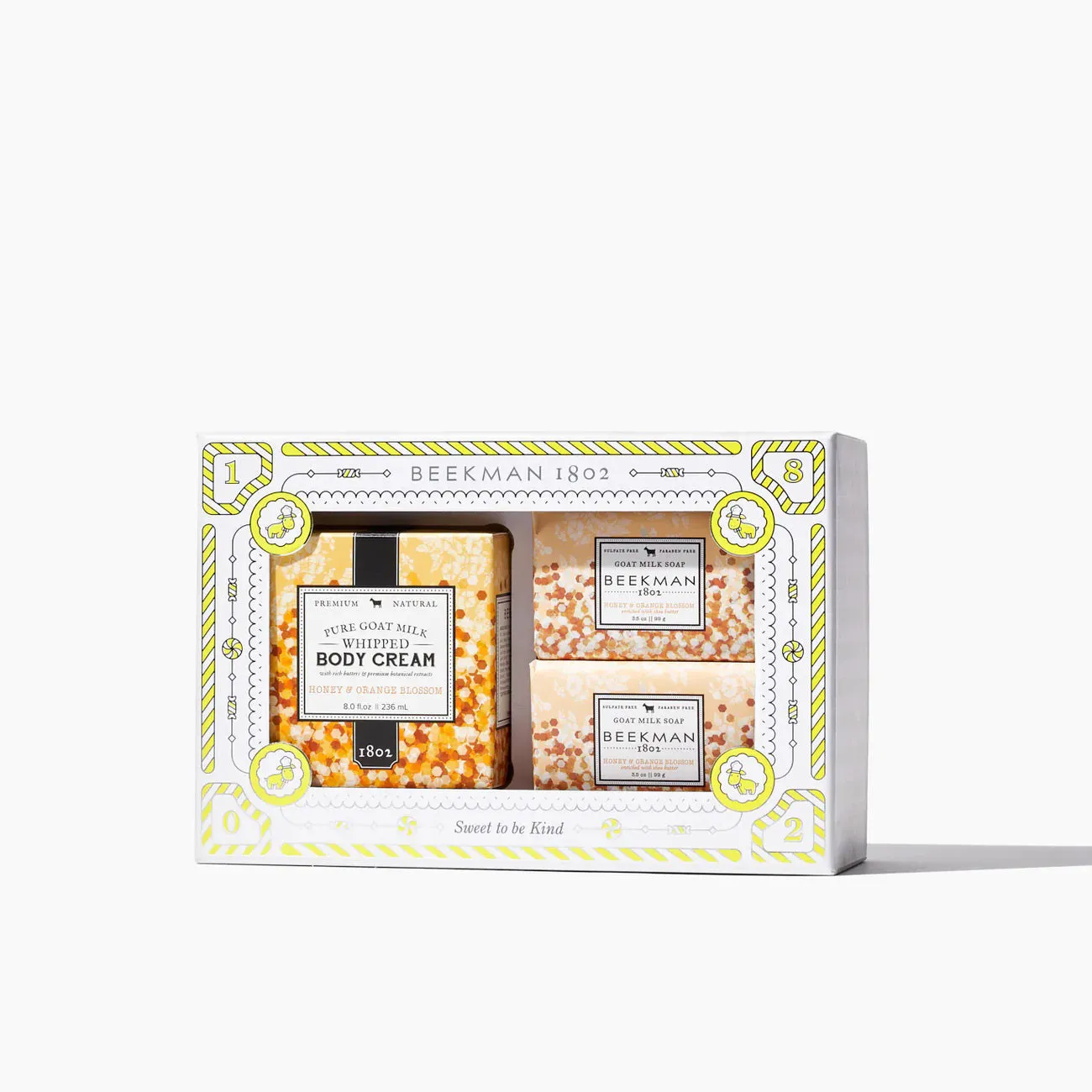 BEEKMAN - HONEY AND ORANGE BLOSSOM BODY CARE TRIO