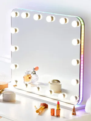 BLOOM RGB Light strip Hollywood Mirror - White