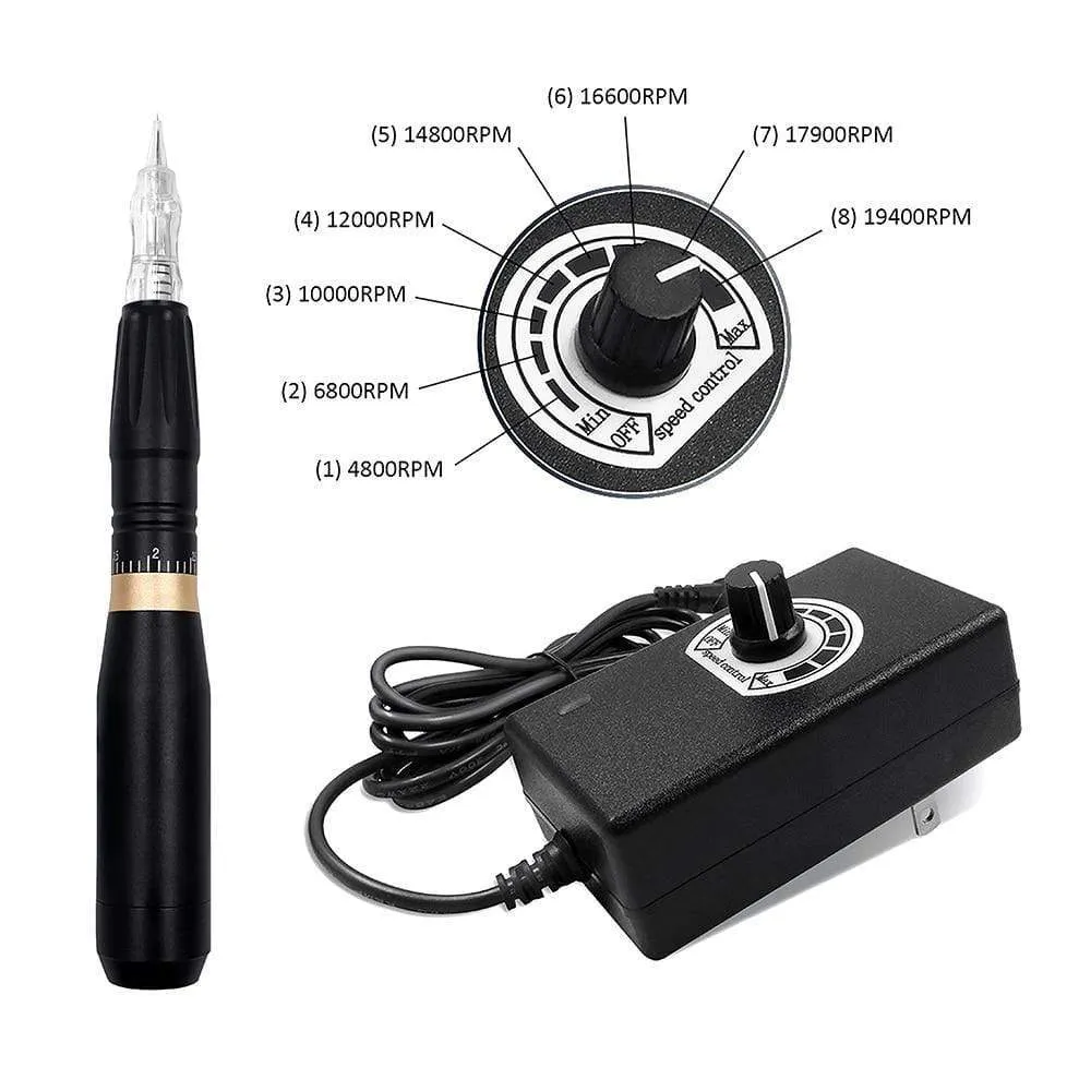 BMX HP100P300 Permanent Makeup Machine Rotary Tattoo Machine Pen For Eyebrow Eyeliner Lip PMU Machine Tattoo Kits