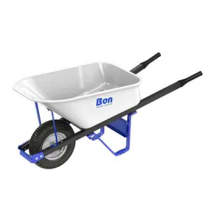 Bon Tools TRADE TOUGH™ STEEL TRAY WHEEL BARROW - 6 CU FT - STEEL HANDLE