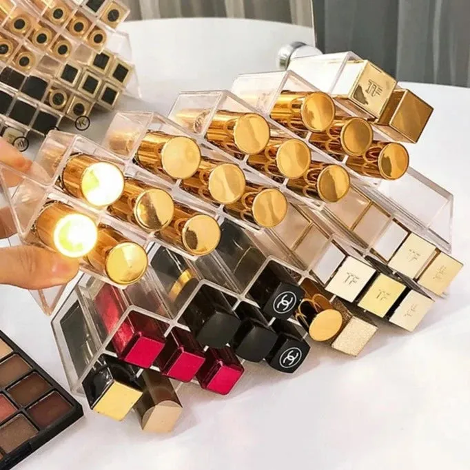 Clear Lipstick Acrylic Organizer