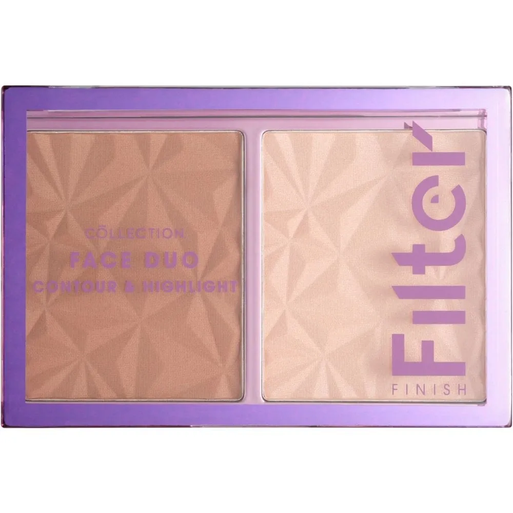 Collection Cosmetics Filter Finish Contour & Highlight 2 Colour Face Makeup Palette