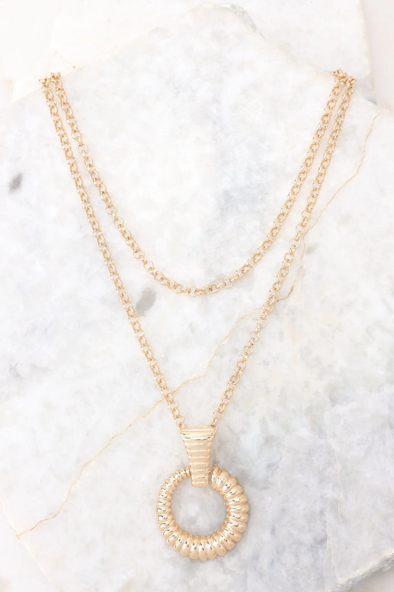 Confident Glamour Gold Necklace