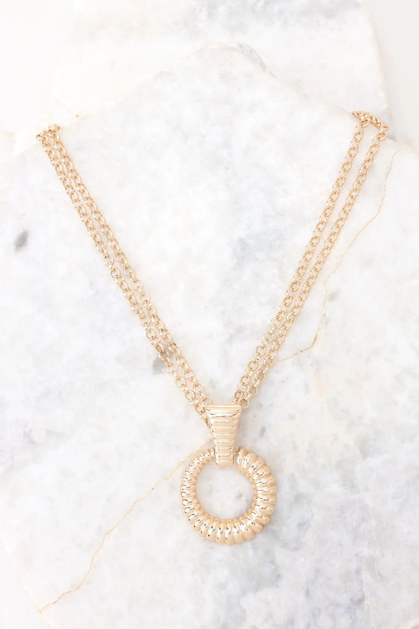 Confident Glamour Gold Necklace