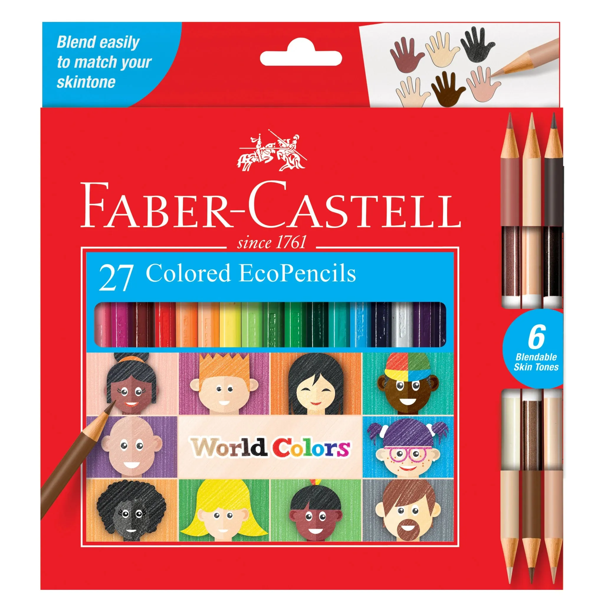 Creativity for Kids CK120124CCE World Colors - 27ct Colored Eco Pencil