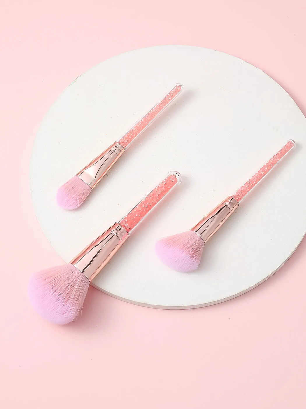 Crystal Makeup Brush (3 Pcs)