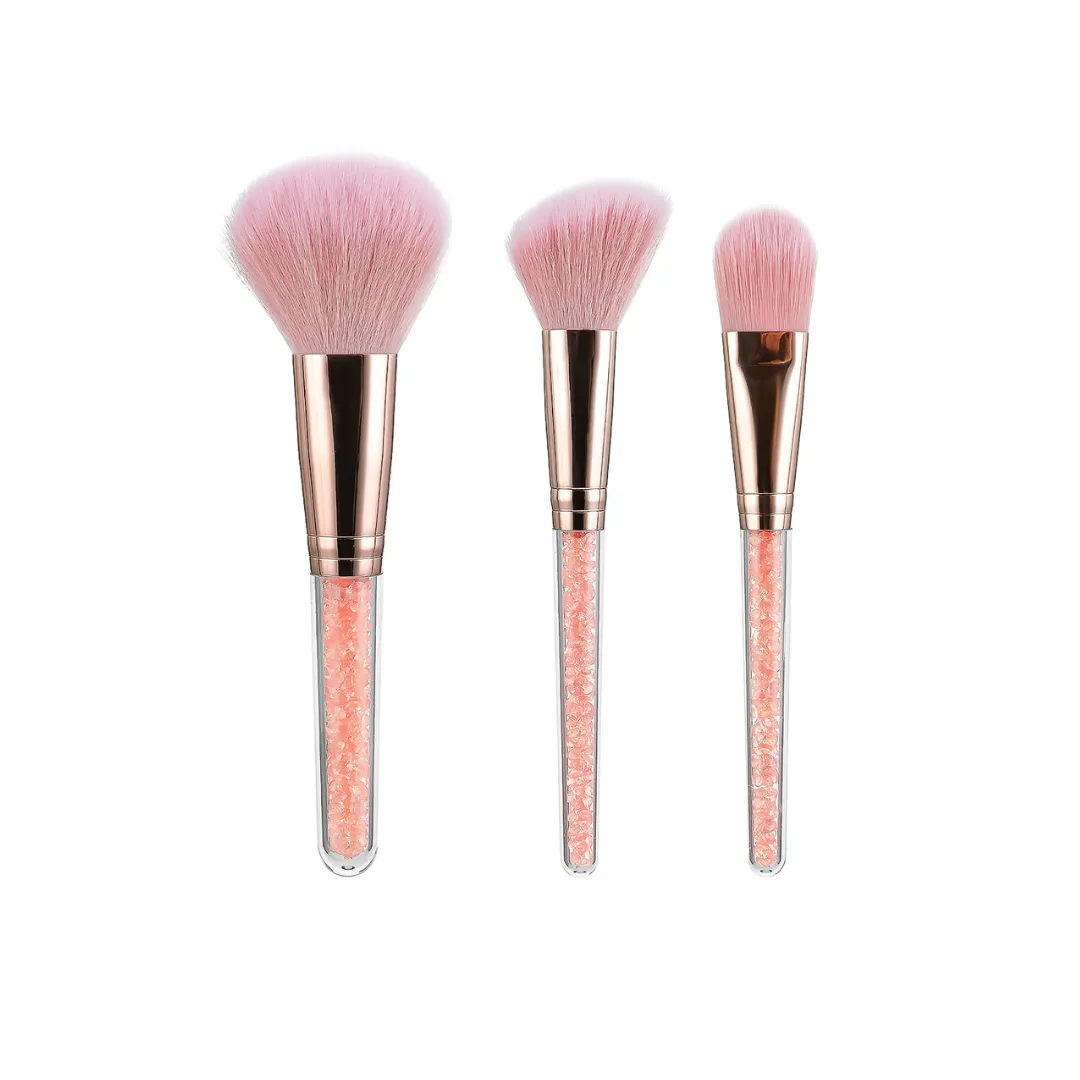 Crystal Makeup Brush (3 Pcs)