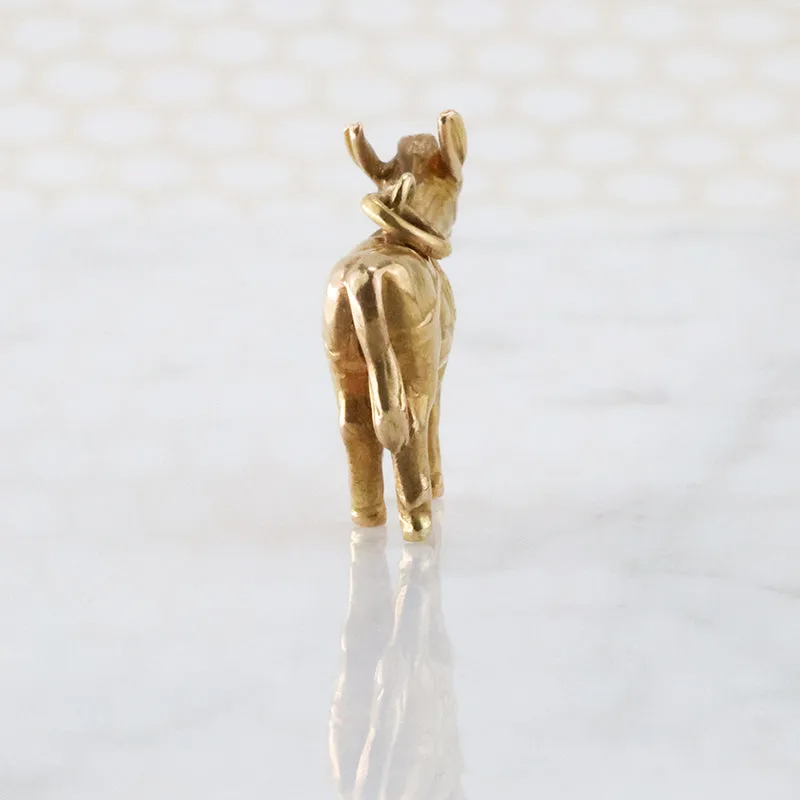 Darling Donkey Charm in 14k Gold