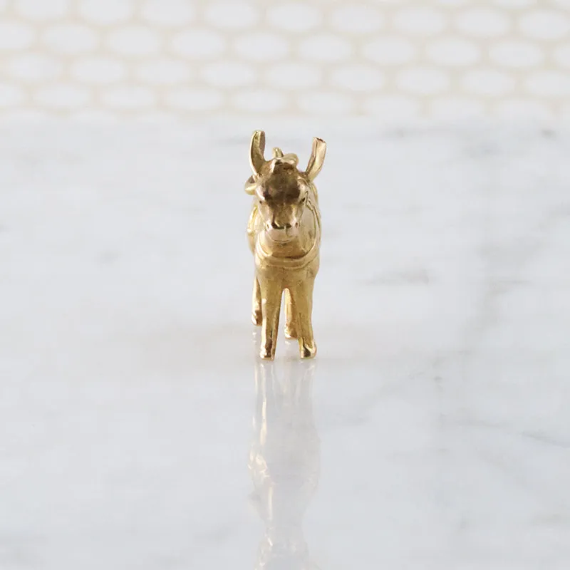 Darling Donkey Charm in 14k Gold