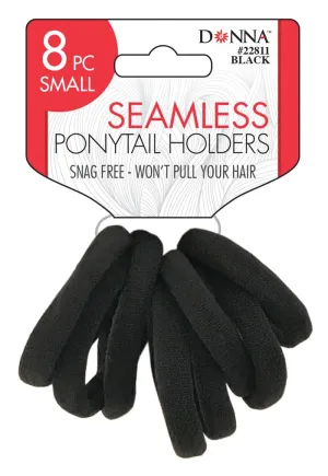 Donna Seamless Ponytail Holders 8pcs.