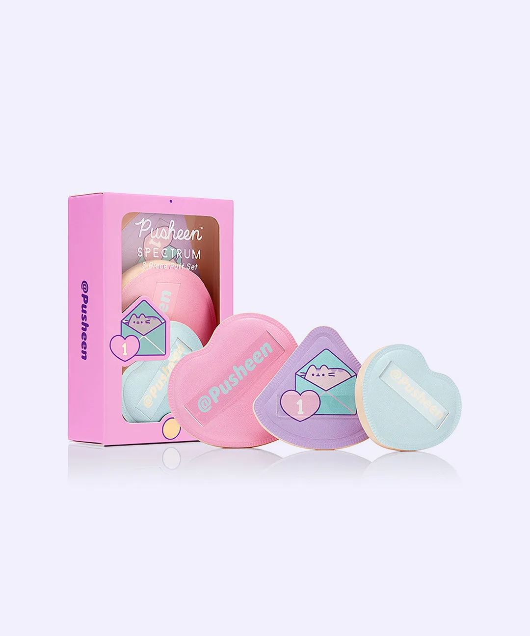 Gaming Pusheen 3-Piece Makeup Puffs Set