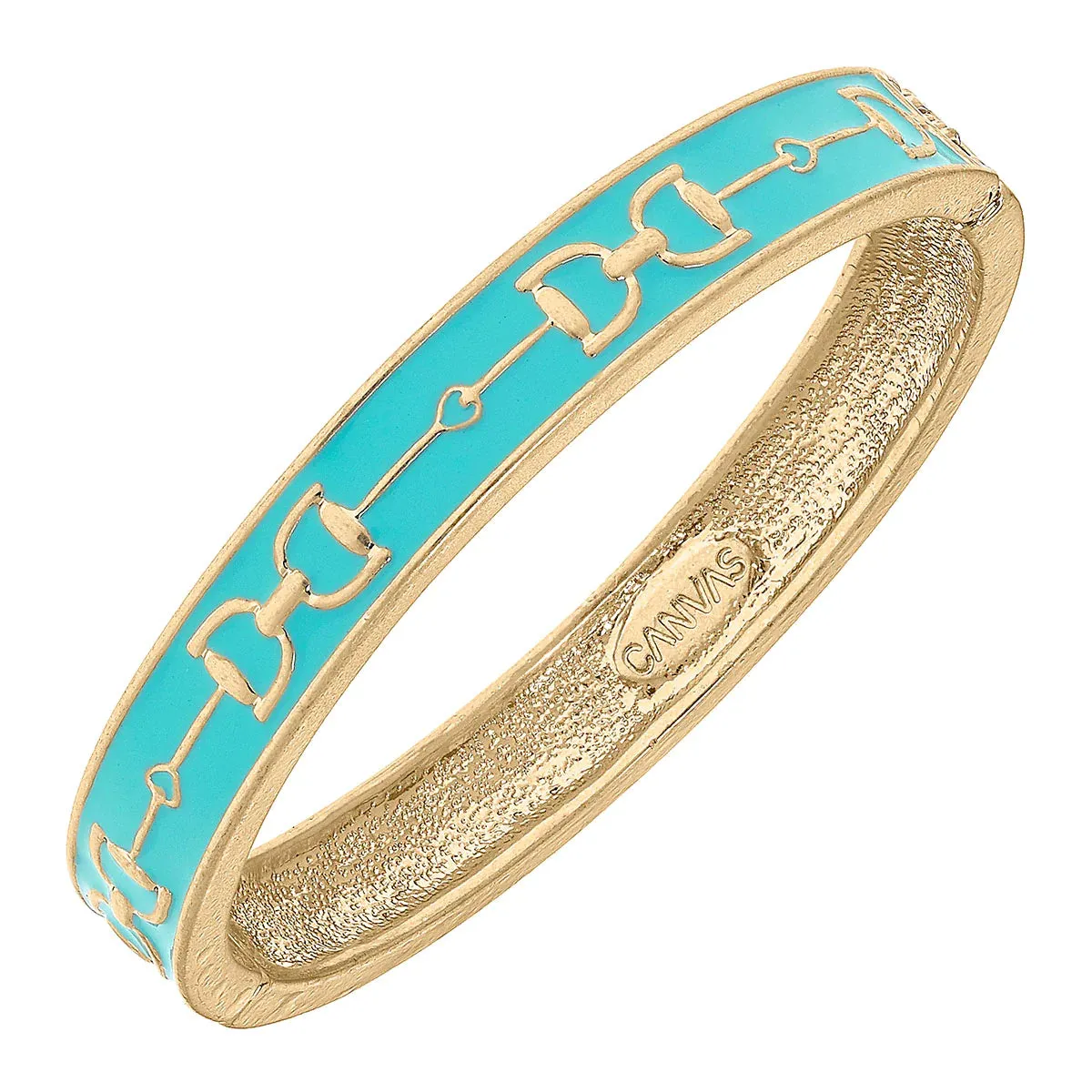 Giselle Horsebit Bangle Mint