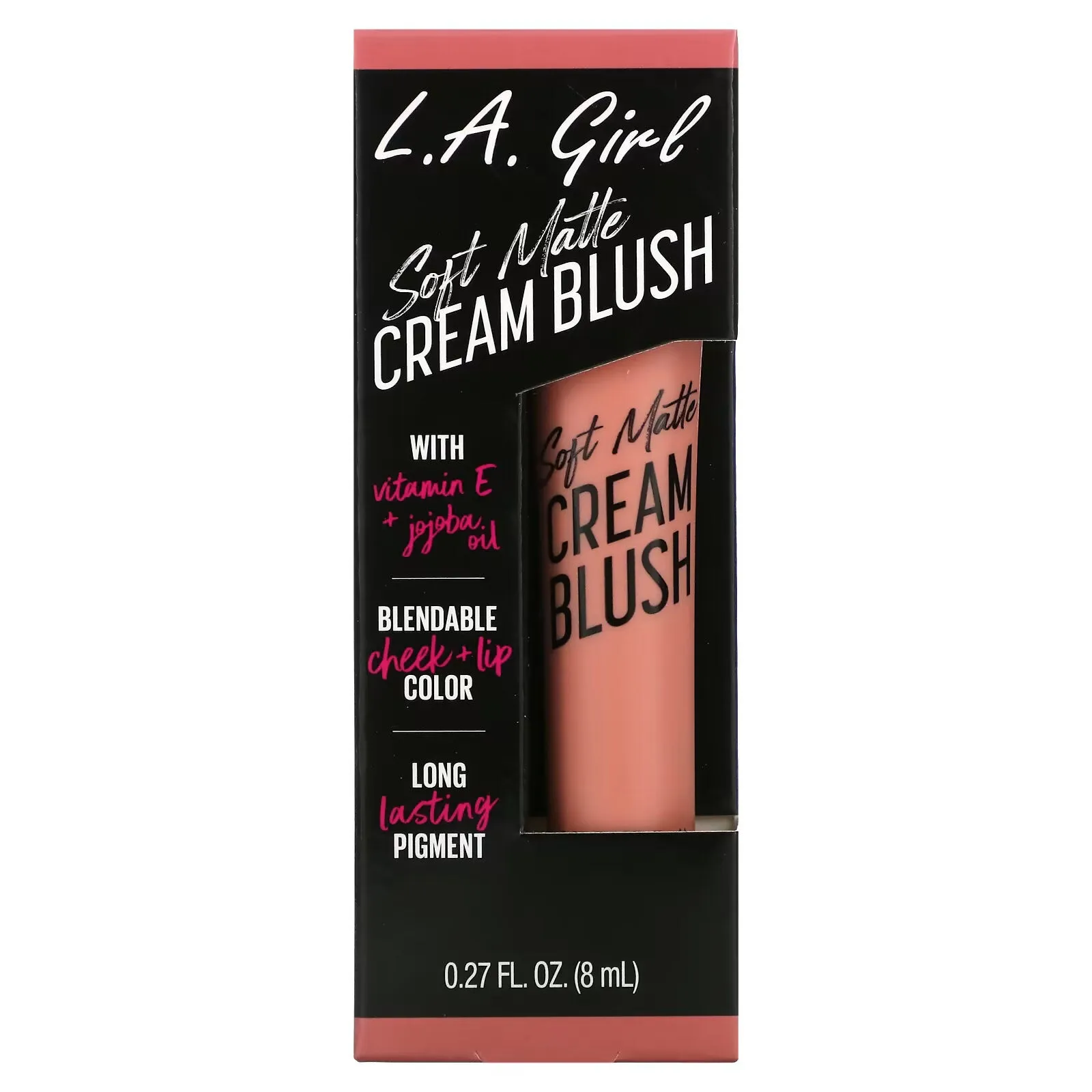 L  .  Girl, Blendable Cheek   Lip Color, Soft Matte Cream Blush, Rosebuds, 8 ml (0 27 fl.  Ounces)