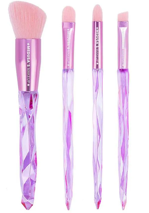 Lavender Crystal [4 Piece] | BRUSH SET