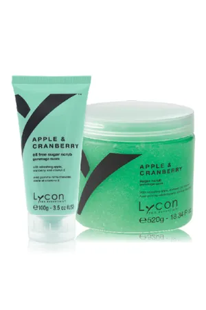 Lycon Apple & Cranberry Sugar Scrub