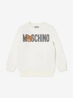 Moschino Kids Bear Logo Sweatshirt