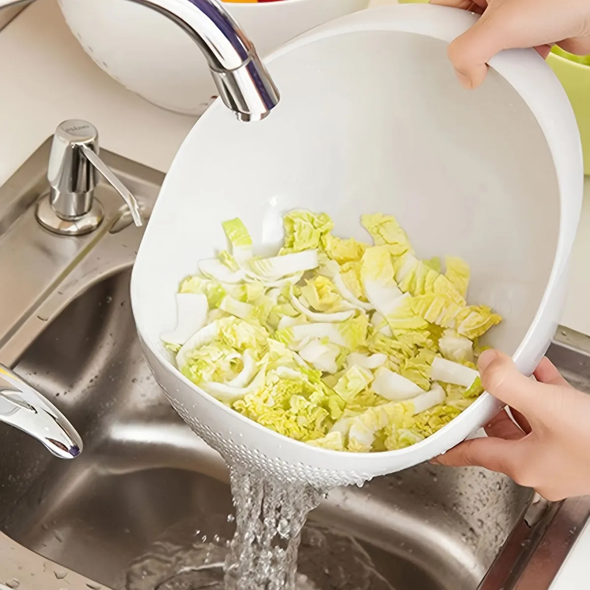 Multipurpose Kitchen Washing Basket Basin Ideal for Various Tasks