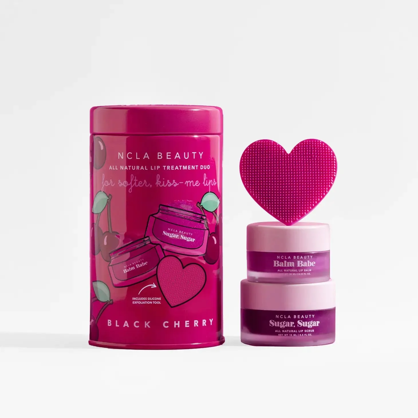 NCLA Black Cherry Lip Care Set