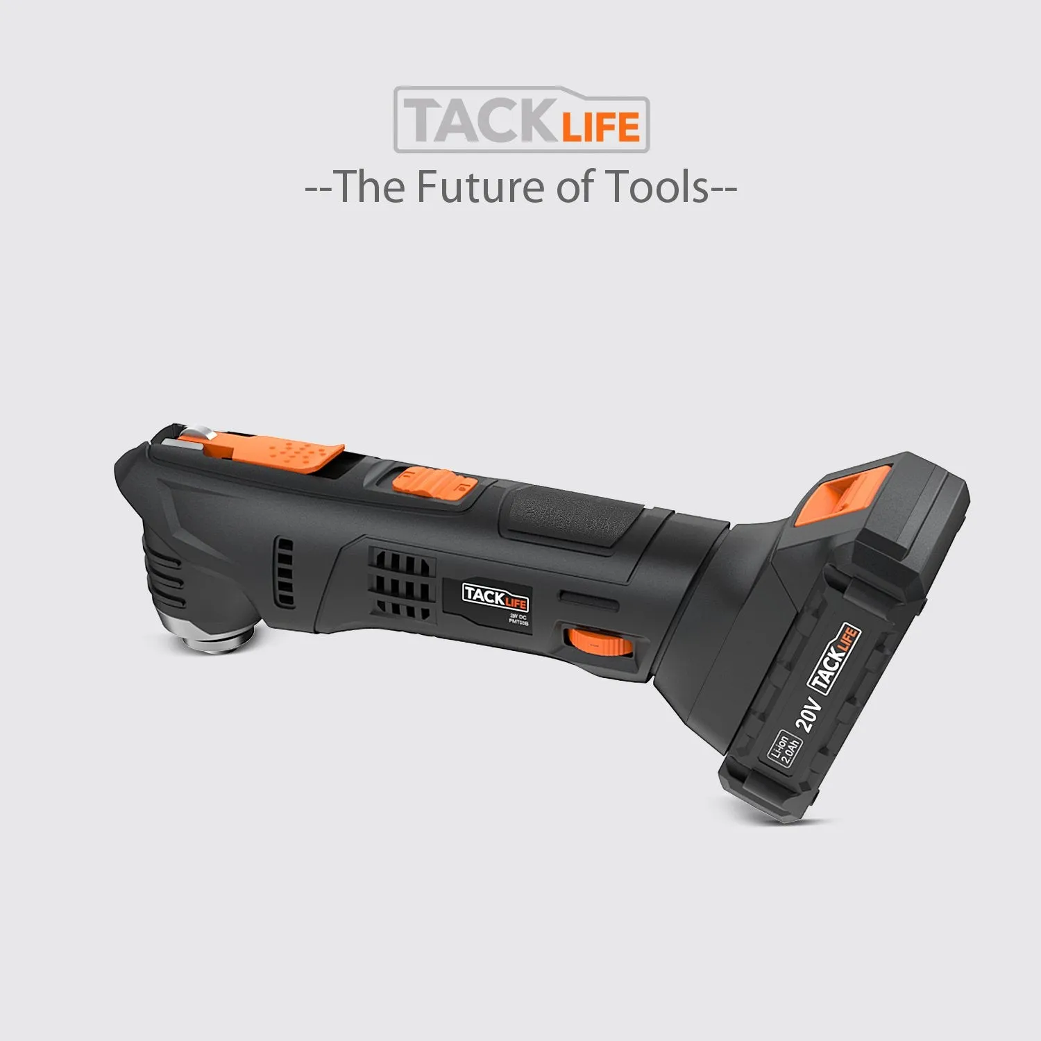 Oscillating Tool, 20V Max Cordless Multifunctional Tool, 2.0Ah Lithium-Ion Battery, 6 Variable Speed