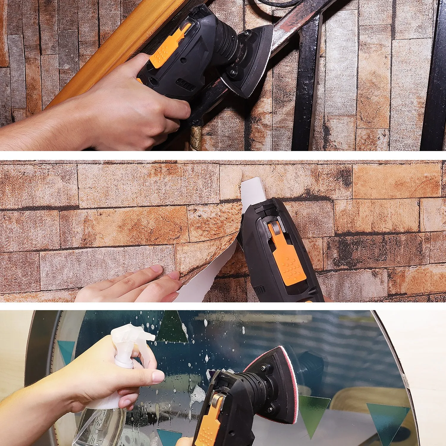 Oscillating Tool, 20V Max Cordless Multifunctional Tool, 2.0Ah Lithium-Ion Battery, 6 Variable Speed