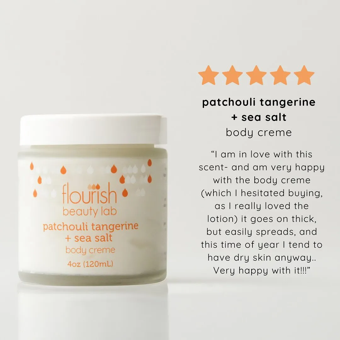 Patchouli Tangerine SeaSalt Body Creme