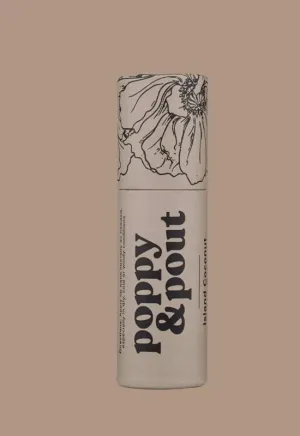 Poppy & Pout - Island Coconut Lip Balm