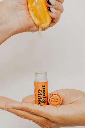 Poppy & Pout Orange Blossom Lip Balm