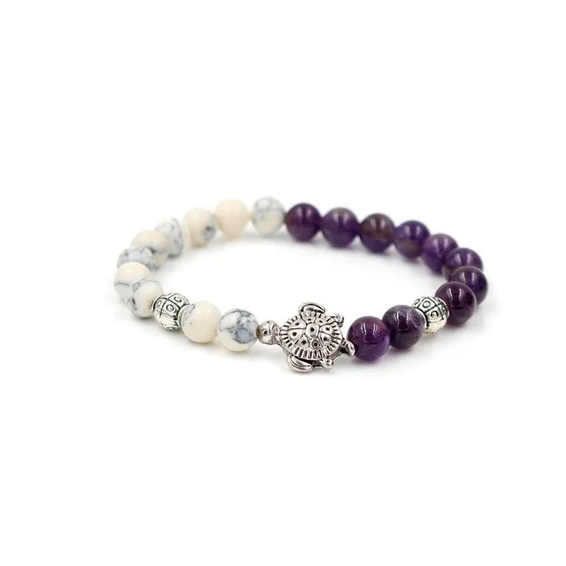 Purple Amethyst And White Marble – Save Sea Turtles