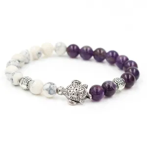 Purple Amethyst And White Marble – Save Sea Turtles