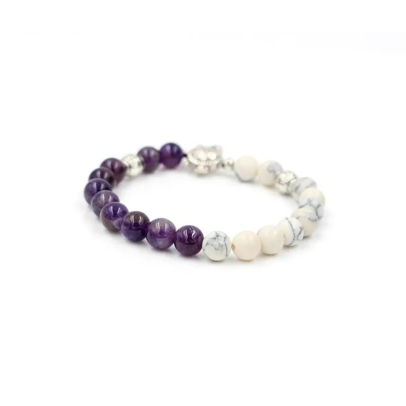 Purple Amethyst And White Marble – Save Sea Turtles