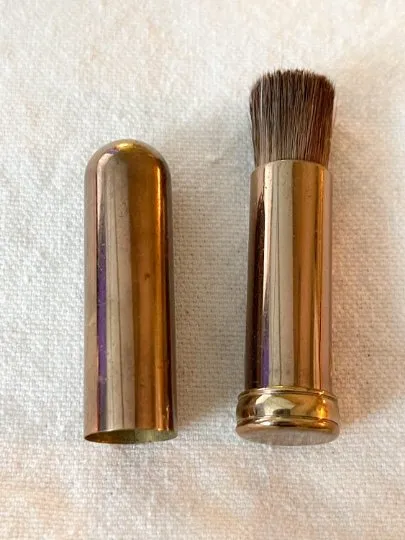 Retractable Brass Makeup Brush Japan