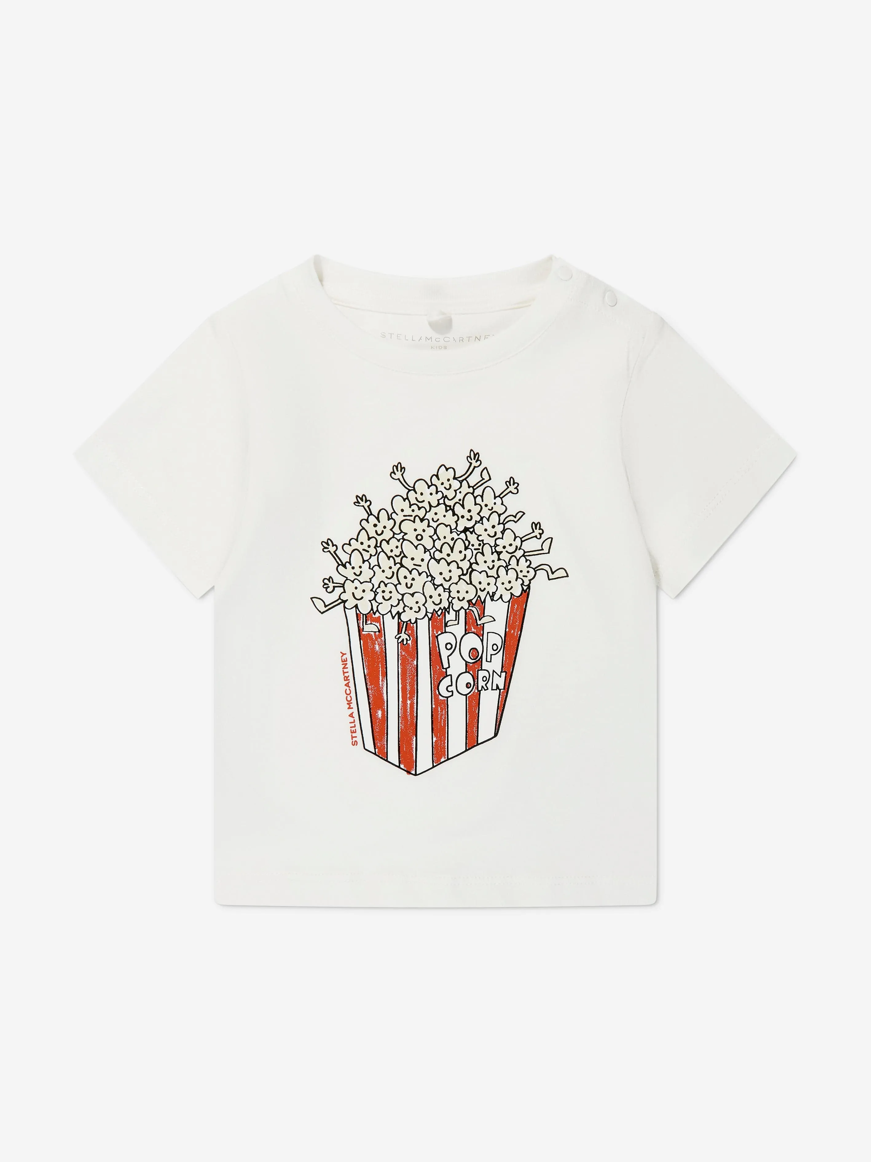 Stella McCartney Baby Boys Popcorn T-Shirt in Ivory